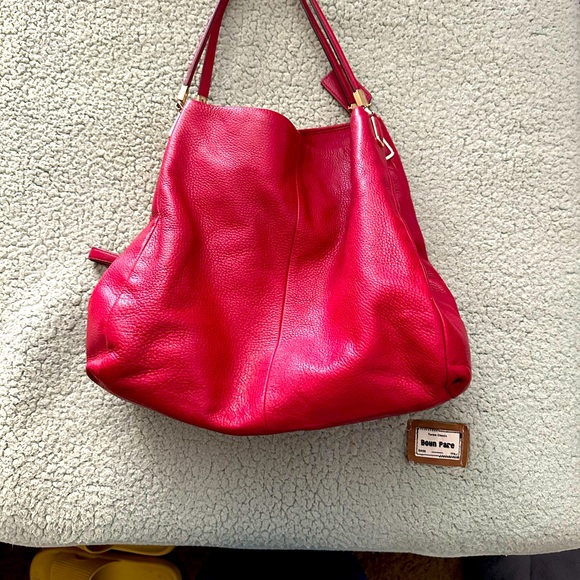 Coach leather bag, Never used, Perfect condition.  100 % , Original. Red color. - Picture 13 of 13